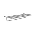 Ginger 24" Hotel Shelf Frame With Towel Bar in Polished Chrome XX43S-24/PC